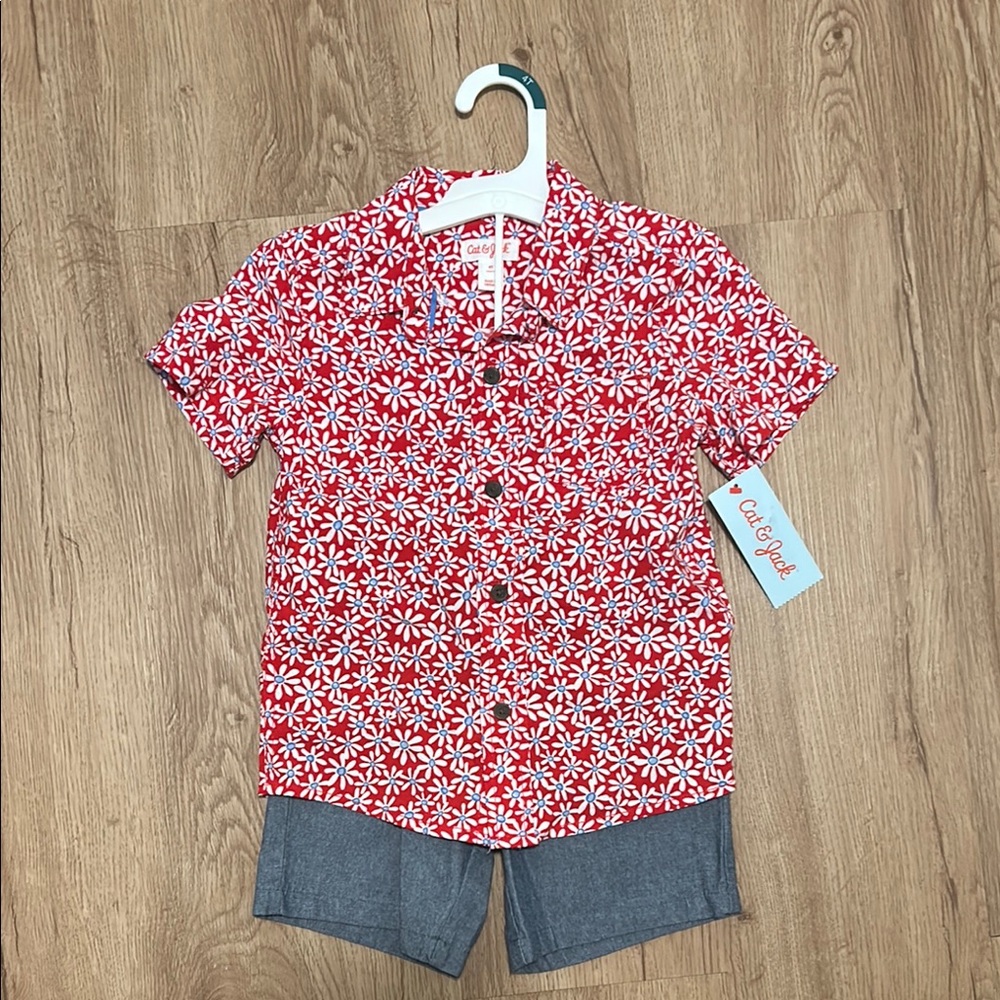 NWT 2-Piece Cat and Jack Kids 4T Outfit